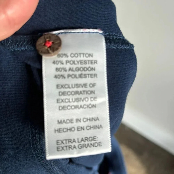 Tommy Bahama Mens Elastic Waistband Soft Lounge Pajama Pants Navy Blue Size XL - Picture 8 of 13